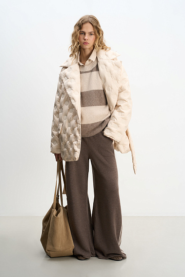 Wrap down jacket - BRUSNIKA Women Clothes