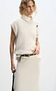 Fox Down Knitted Vest - BRUSNIKA. Women clothes