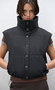 Stand-up collar vest - BRUSNIKA. Women clothes