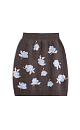 Floral print skirt - BRUSNIKA. Women clothes