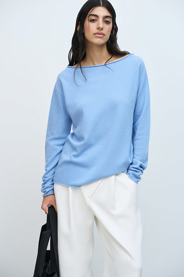 Wool and cashmere blend jumper - BRUSNIKA Women Clothes