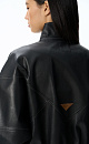 Faux leather bomber jacket - BRUSNIKA. Women clothes