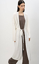 100% linen cardigan robe - BRUSNIKA. Women clothes