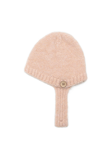 Hat with button fastening - BRUSNIKA Women Clothes