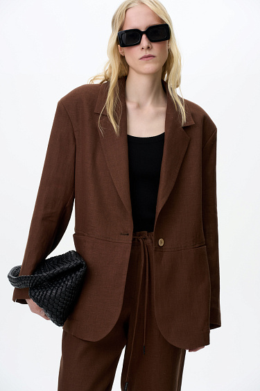 Oversized blazer - BRUSNIKA Women Clothes