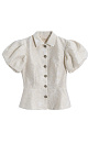Jacquard jacket with a Basque - BRUSNIKA. Women clothes