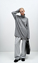 Oversized cashmere and wool blend jumper - BRUSNIKA. Women clothes