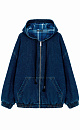 Denim jacket with hood - BRUSNIKA. Women clothes