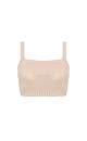 Linen knitted top - BRUSNIKA. Women clothes