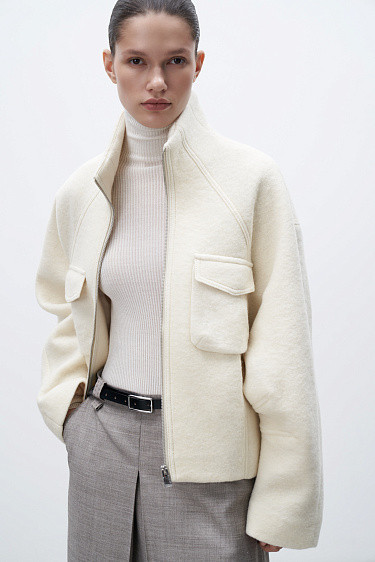 Lined wool jacket - BRUSNIKA Women Clothes
