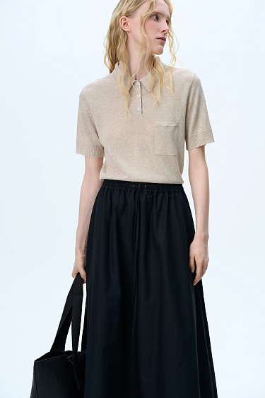 Polo t-shirt with pocket - BRUSNIKA Women Clothes