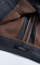 Palazzo trousers made of flannel - BRUSNIKA. Women clothes