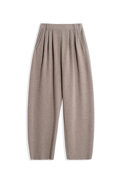 Pleated knit trousers - BRUSNIKA Women Clothes
