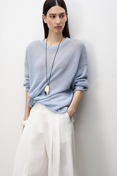 Semi-sheer jumper - BRUSNIKA Women Clothes