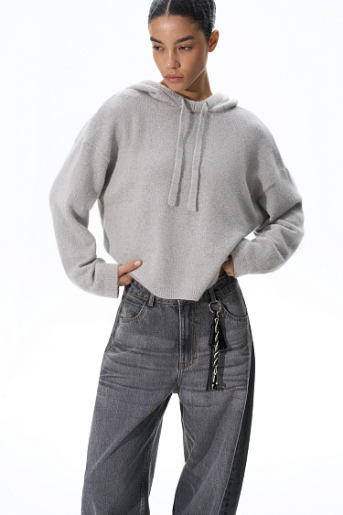 Fox Down Hoodie - BRUSNIKA Women Clothes