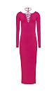 Dress with slit - BRUSNIKA. Women clothes