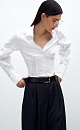 Corset-style shirt - BRUSNIKA. Women clothes