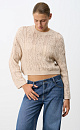 Openwork alpaca wool jumper - BRUSNIKA. Women clothes