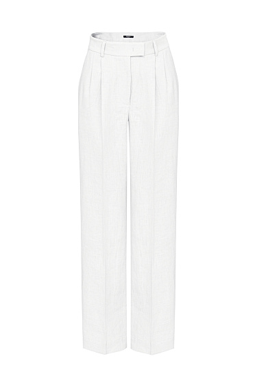 Linen palazzo trousers - BRUSNIKA Women Clothes