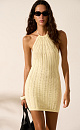 Openwork dress with an open back - BRUSNIKA. Women clothes