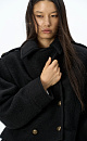 Short double-breasted coat - BRUSNIKA. Women clothes