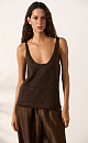 Cotton top with sequins - BRUSNIKA. Women clothes