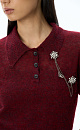 Knitted wool T-shirt - BRUSNIKA. Women clothes