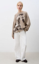 Horse print jumper - BRUSNIKA. Women clothes