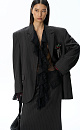 Single-breasted striped jacket - BRUSNIKA. Women clothes