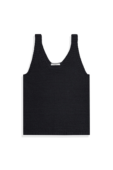 100% linen knit top - BRUSNIKA Women Clothes
