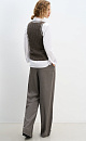 Striped Office Trousers - BRUSNIKA. Women clothes