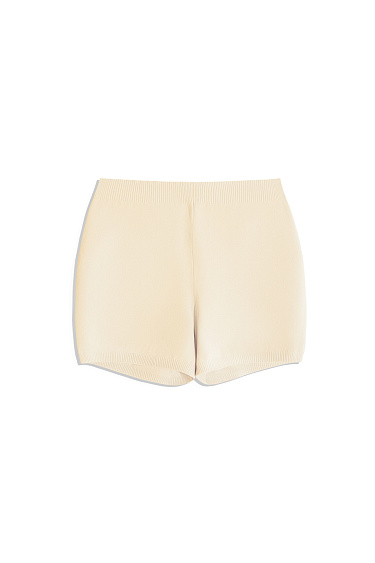 Viscose knit mini shorts - BRUSNIKA Women Clothes