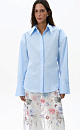 Transparent skirt with embroidery - BRUSNIKA. Women clothes