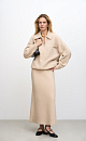 Wool maxi skirt - BRUSNIKA. Women clothes