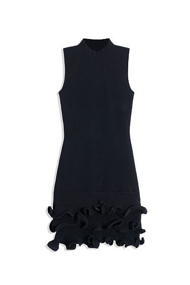 Mini dress with flounces - BRUSNIKA Women Clothes