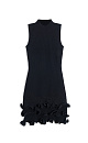 Mini dress with flounces - BRUSNIKA. Women clothes