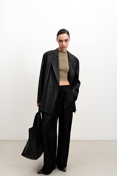Wide cargo pants - BRUSNIKA Women Clothes