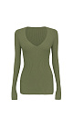V-neck jumper - BRUSNIKA. Women clothes