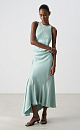 Satin dress - BRUSNIKA. Women clothes