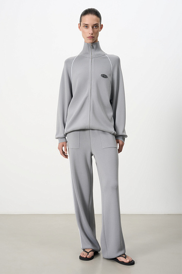 Knitted pull-on trousers - BRUSNIKA Women Clothes