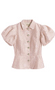 Jacquard jacket with a Basque - BRUSNIKA. Women clothes