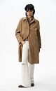 Suede trench Coat - BRUSNIKA. Women clothes