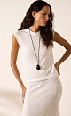 Knitted top with sequins - BRUSNIKA. Women clothes