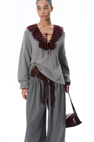 Fox Down Jumper - BRUSNIKA Women Clothes