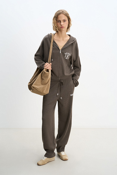 Jogger trousers made of wool - BRUSNIKA Women Clothes