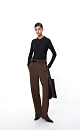 Classic straight-leg trousers - BRUSNIKA. Women clothes