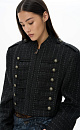 Striped Dolman jacket - BRUSNIKA. Women clothes