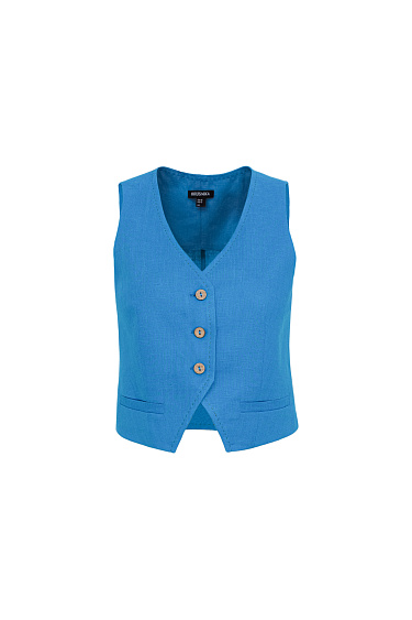 100% linen vest - BRUSNIKA Women Clothes