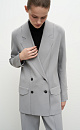 Double-breasted knit blazer - BRUSNIKA. Women clothes