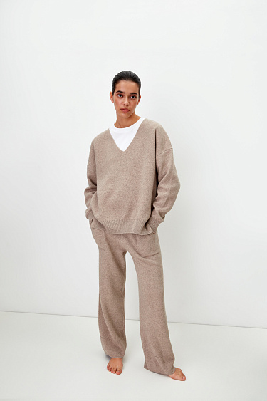 Wool-cashmere pants - BRUSNIKA Women Clothes